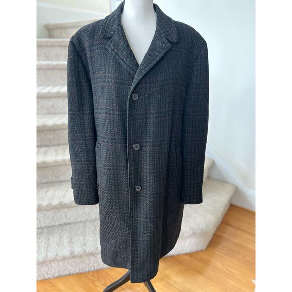 Vintage Inverness Scottish Wool Tweed Coat by Savile Row - Picture 1 of 12